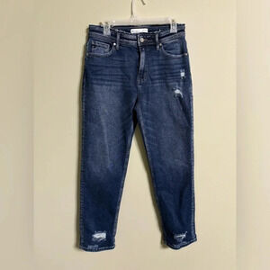 Kancan Jeans Boyfriend Size 27 (actual 30) High  Rise Distressed